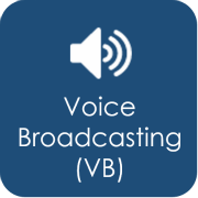 resized voice broadcasting